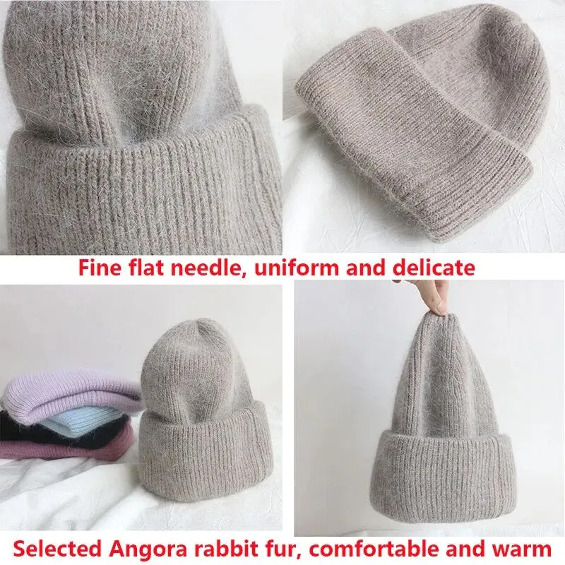 2023 new  Hot Selling Winter Hat Real Rabbit Fur Winter Hats For Women