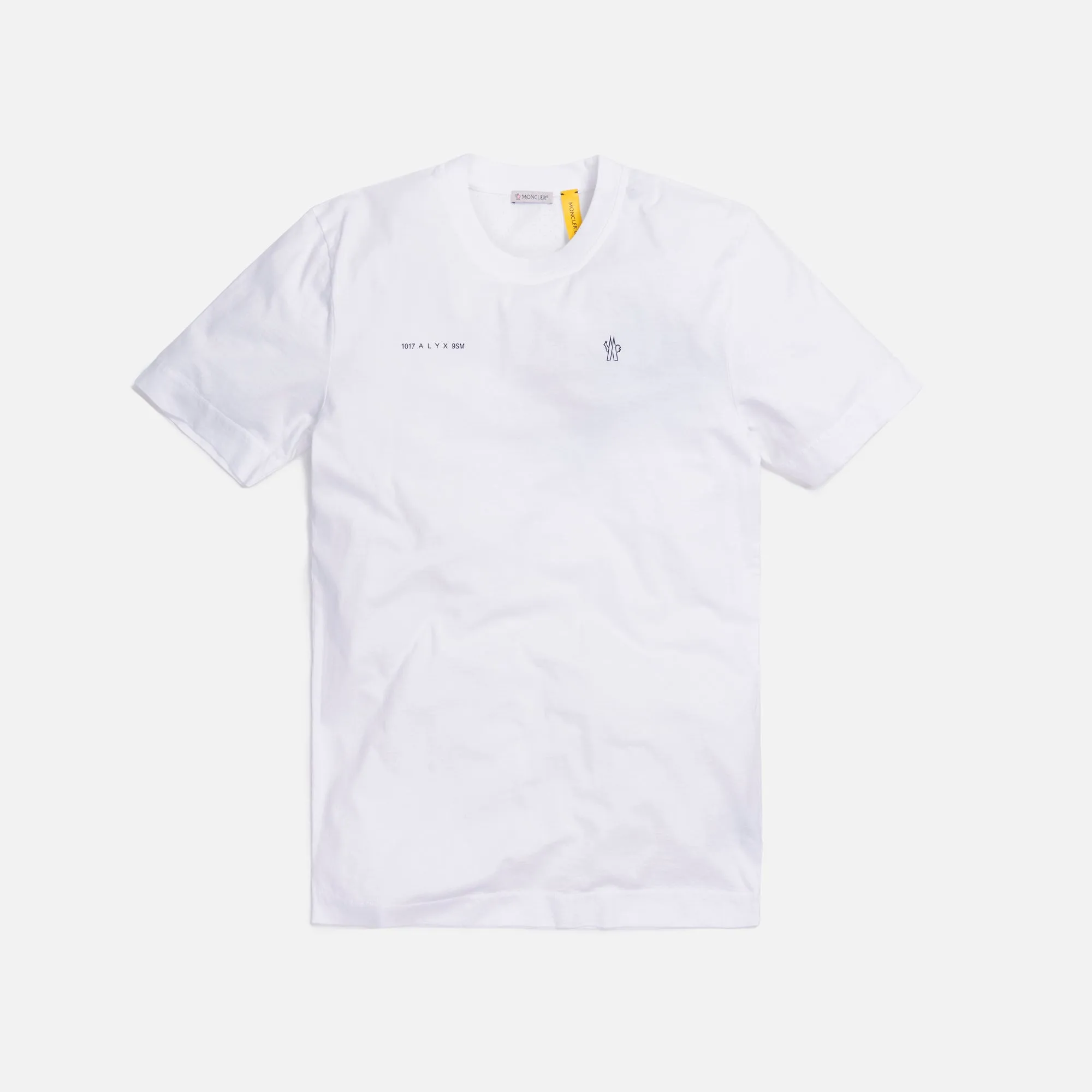 6 Moncler x 1017 Alyx 9SM Double Front Logo Maglia Tee - White