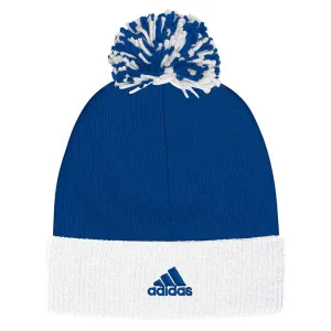 adidas Collegiate Royal Cuffed Pom Beanie