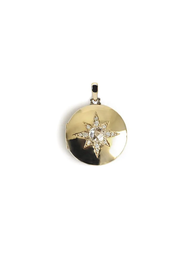 Aztec North Star Locket