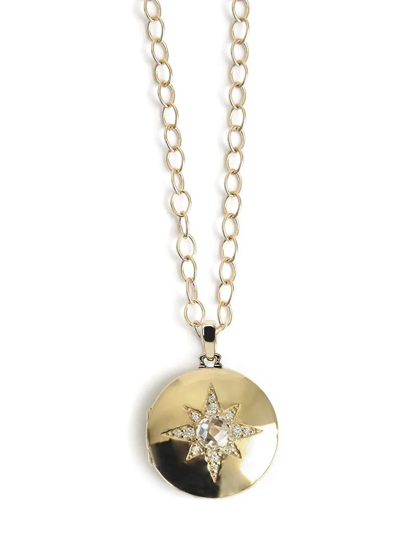 Aztec North Star Locket