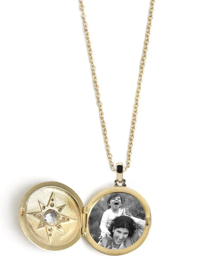 Aztec North Star Locket