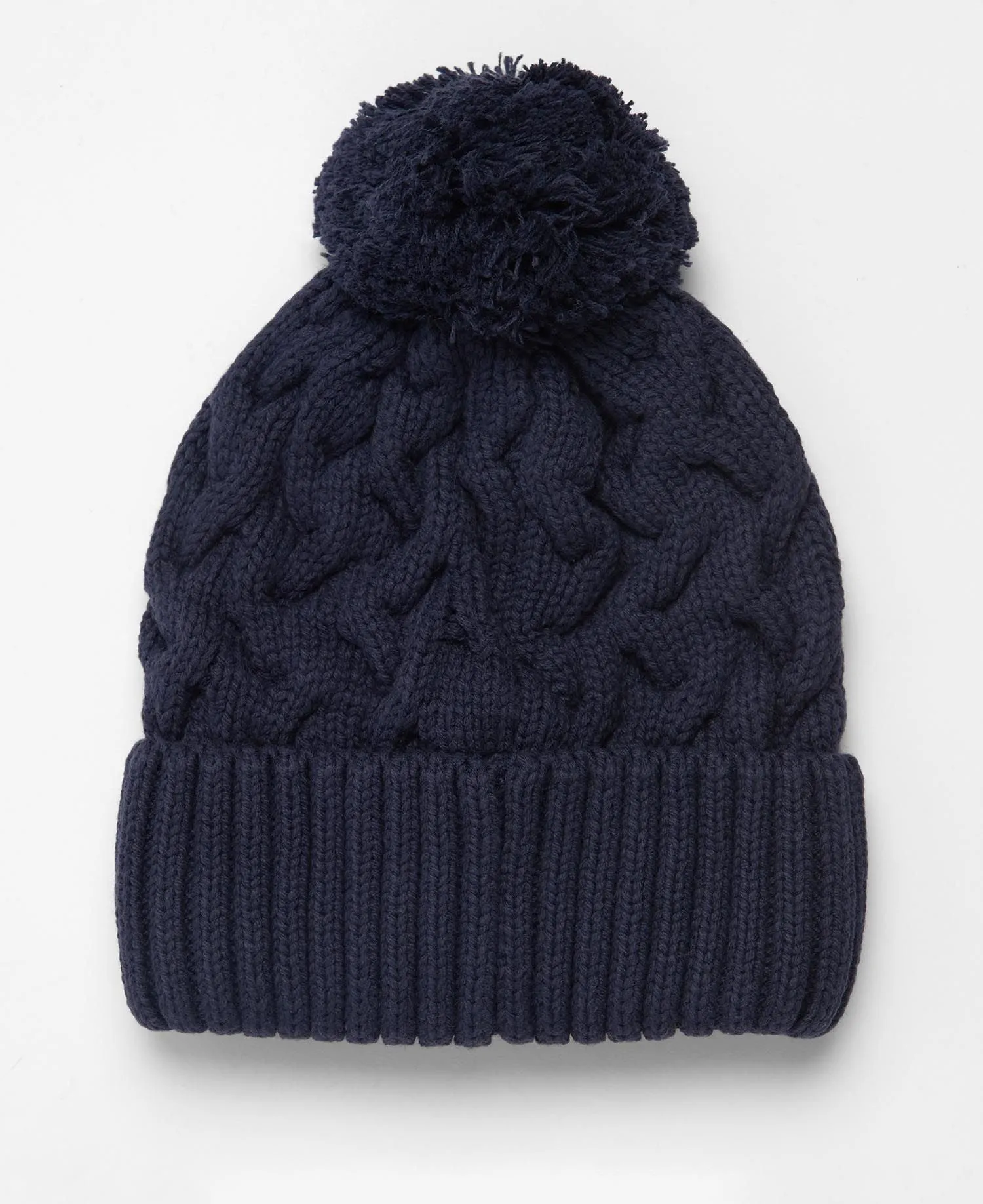 Barbour Mens Gainford Cable Knit Beanie Hat