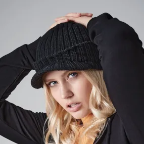 Beechfield Peaked Beanie