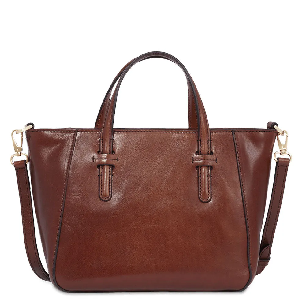 Borsa Donna a Mano con Tracolla THE BRIDGE linea Diana in Pelle Marrone