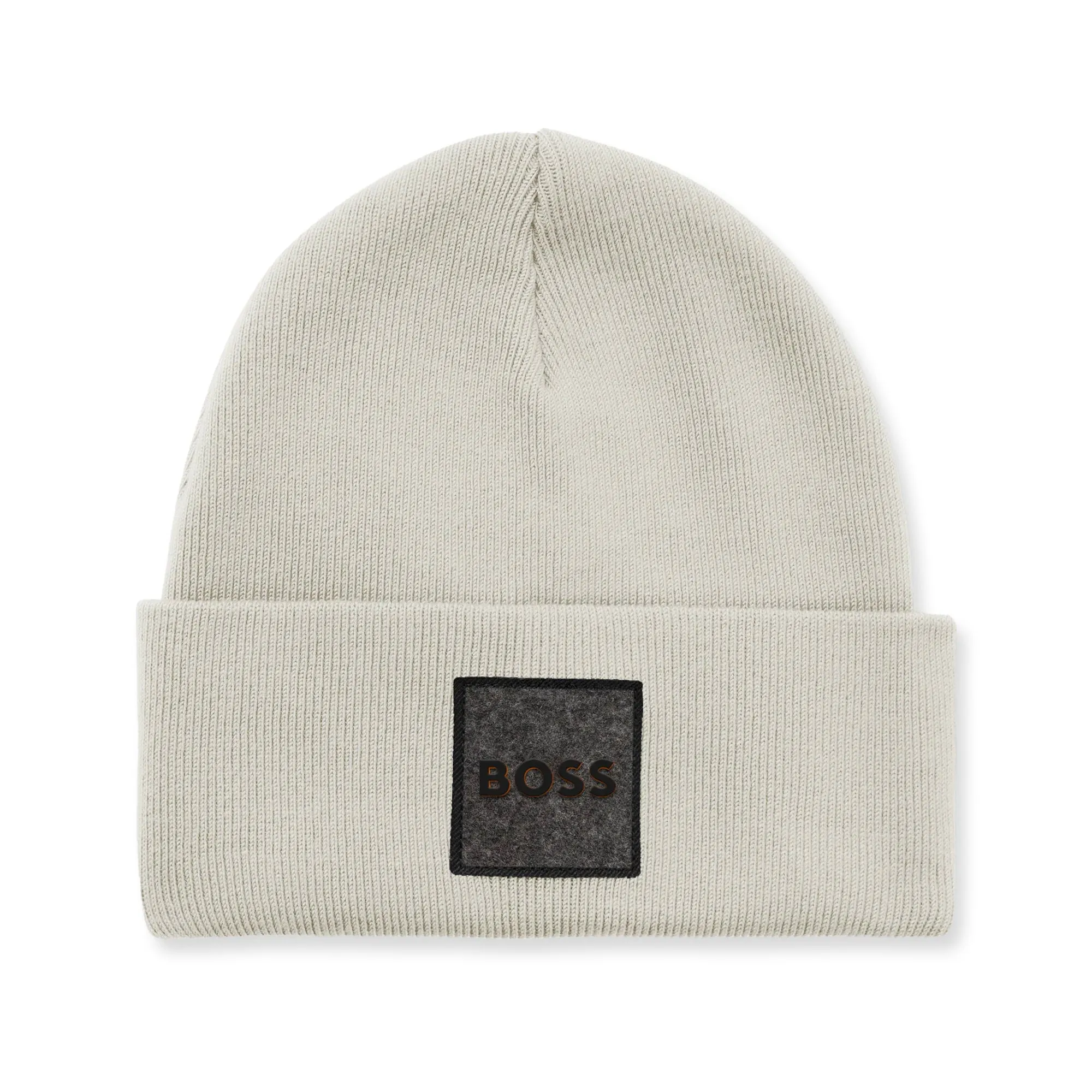 Boss Foxxy Beanie Hat - Chalk