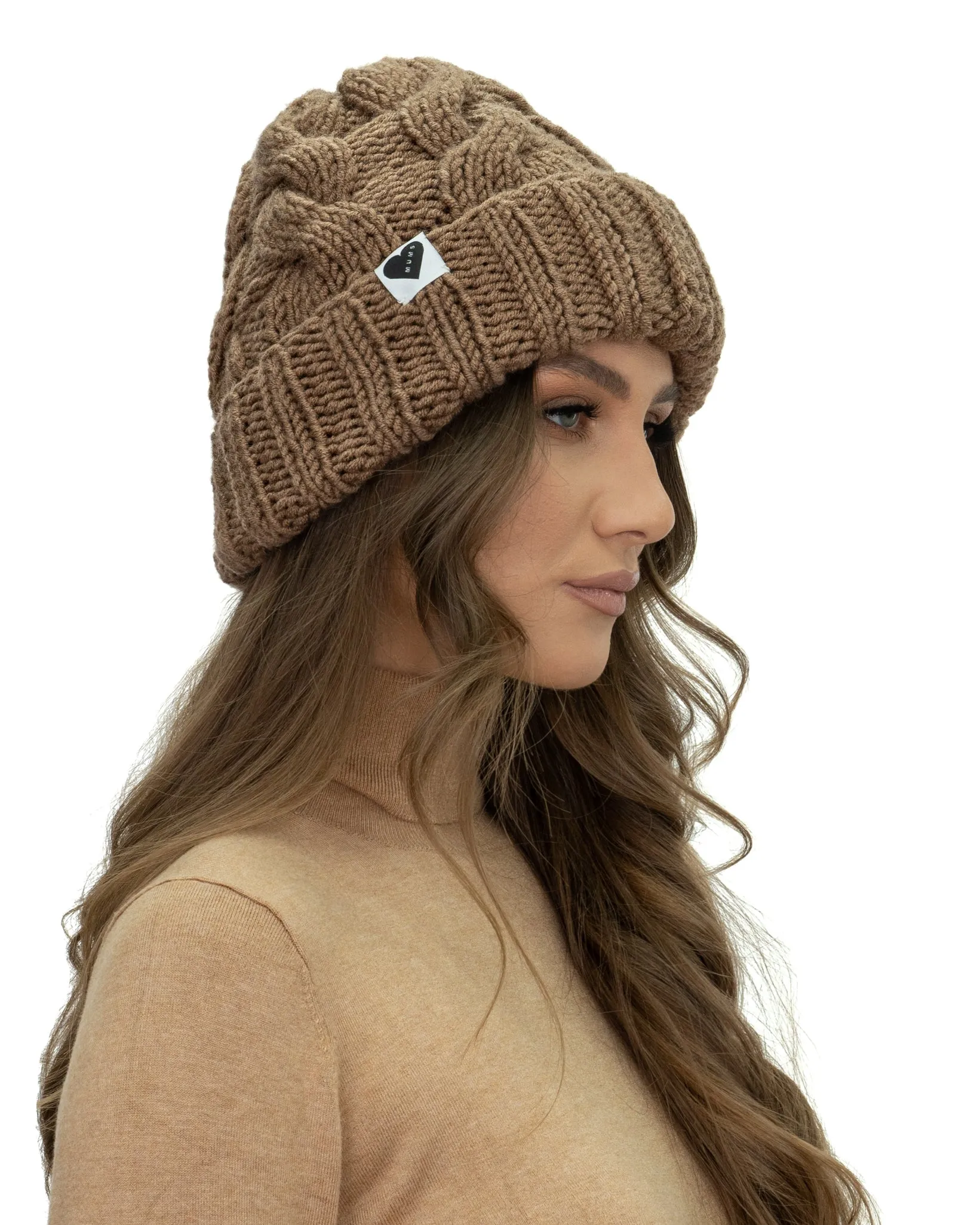 Cable Ribbed Beanie