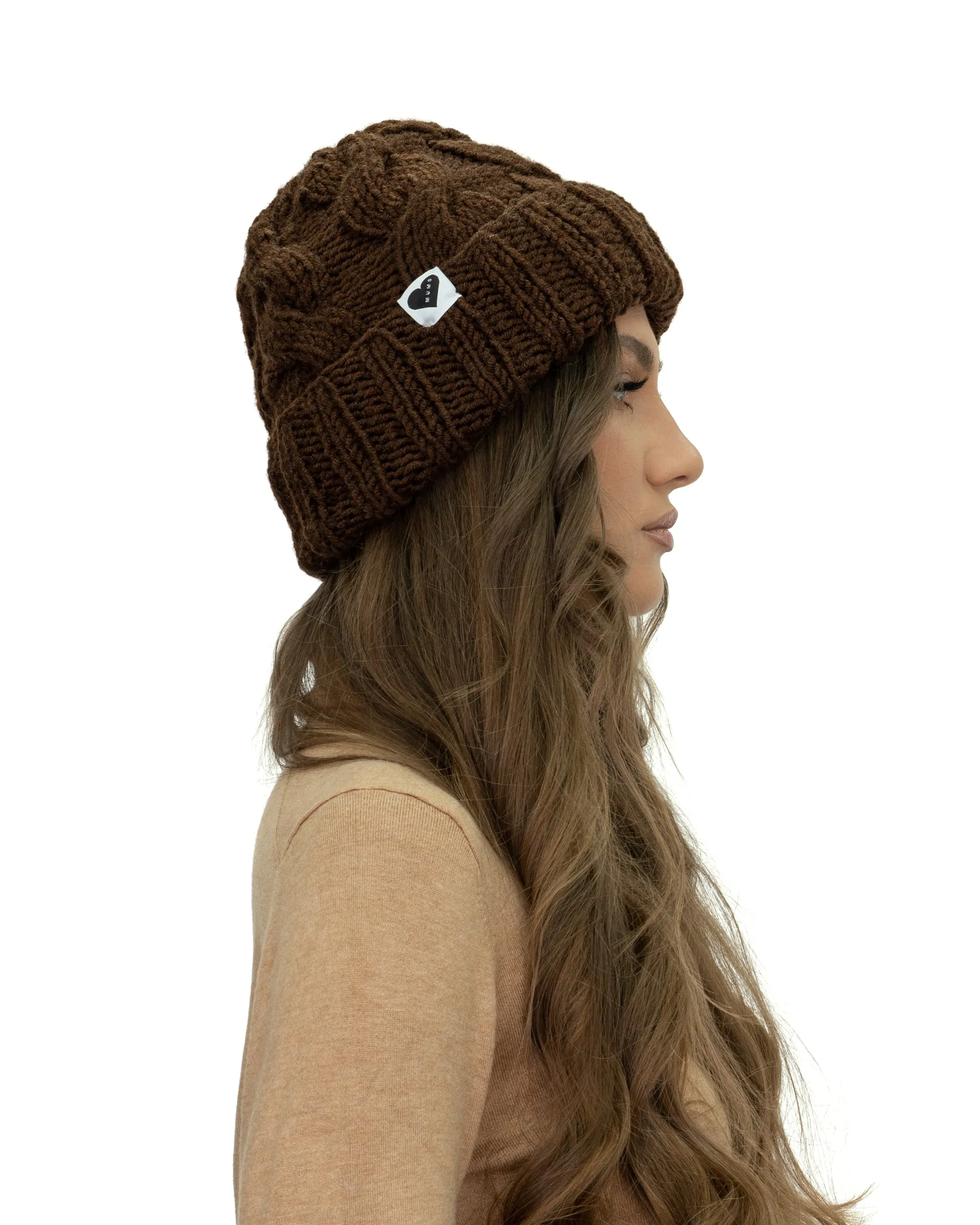 Cable Ribbed Beanie