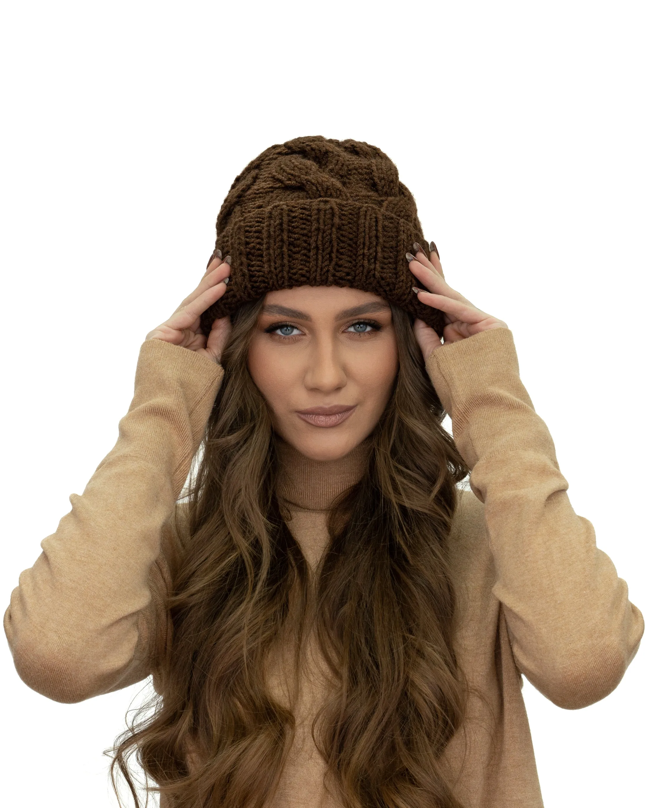 Cable Ribbed Beanie