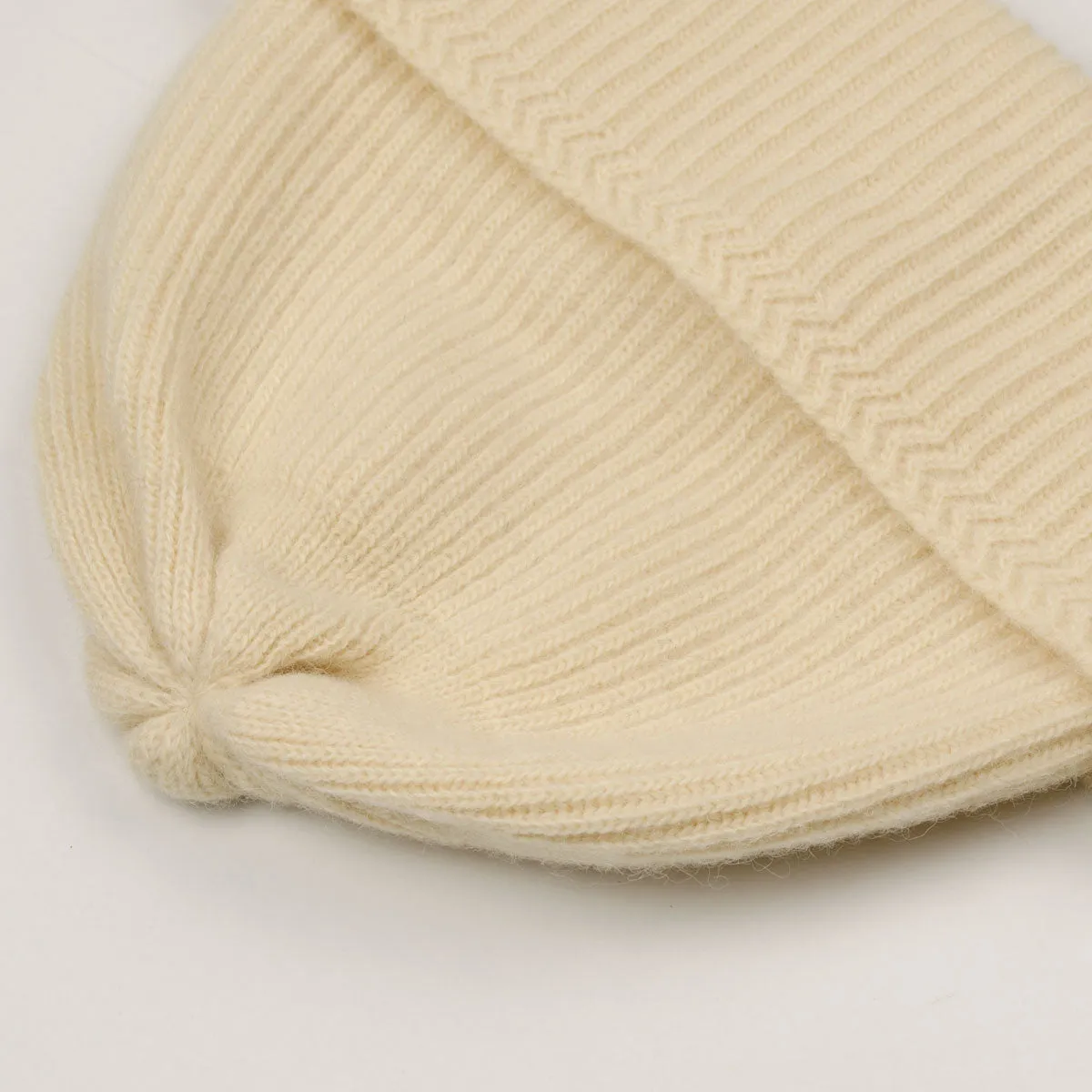 cableami - Baby Alpaca Beanie - Ivory