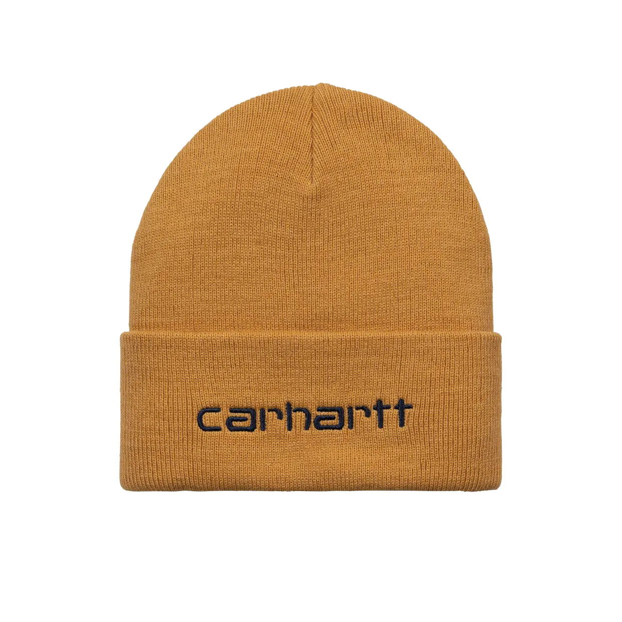 Cappello Carhartt WIP Script Beanie Ocra / Blu Navy