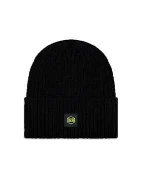 Cappello Dolly Noire Logo Label Beanie Nero