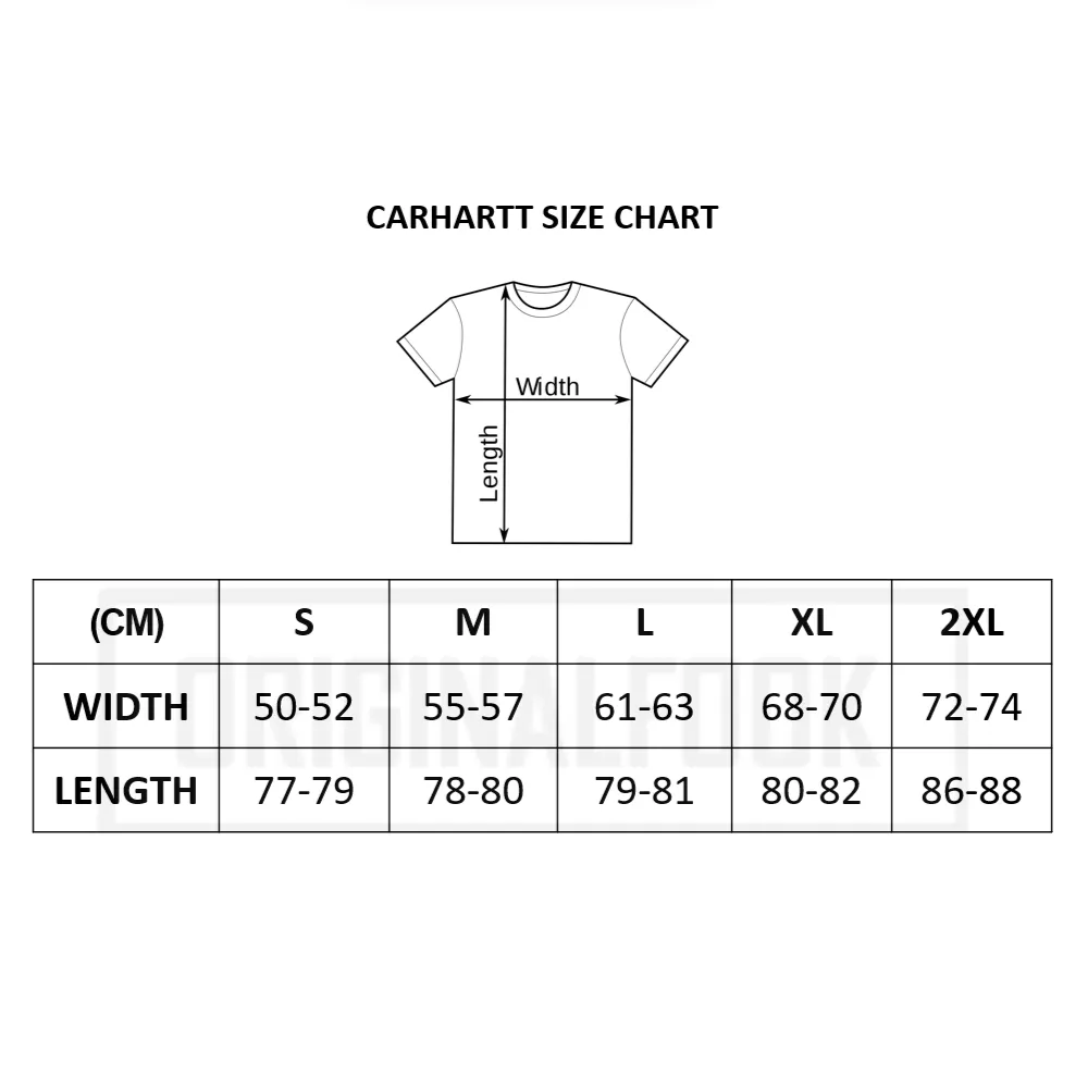 Carhartt K195 Signature Logo Tee Carbon Heather