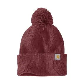 Carhartt Knit Pom-Pom Cuffed Beanie - Sable