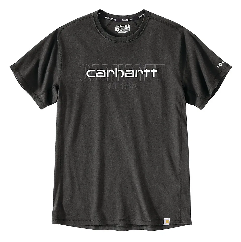 Carhartt Men's Forced Relaxed Fit Midweight Short-Sleeve Logo Graphic T-Shirt