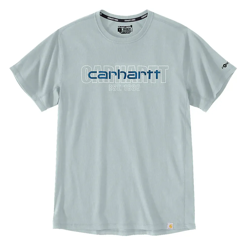 Carhartt Men's Forced Relaxed Fit Midweight Short-Sleeve Logo Graphic T-Shirt