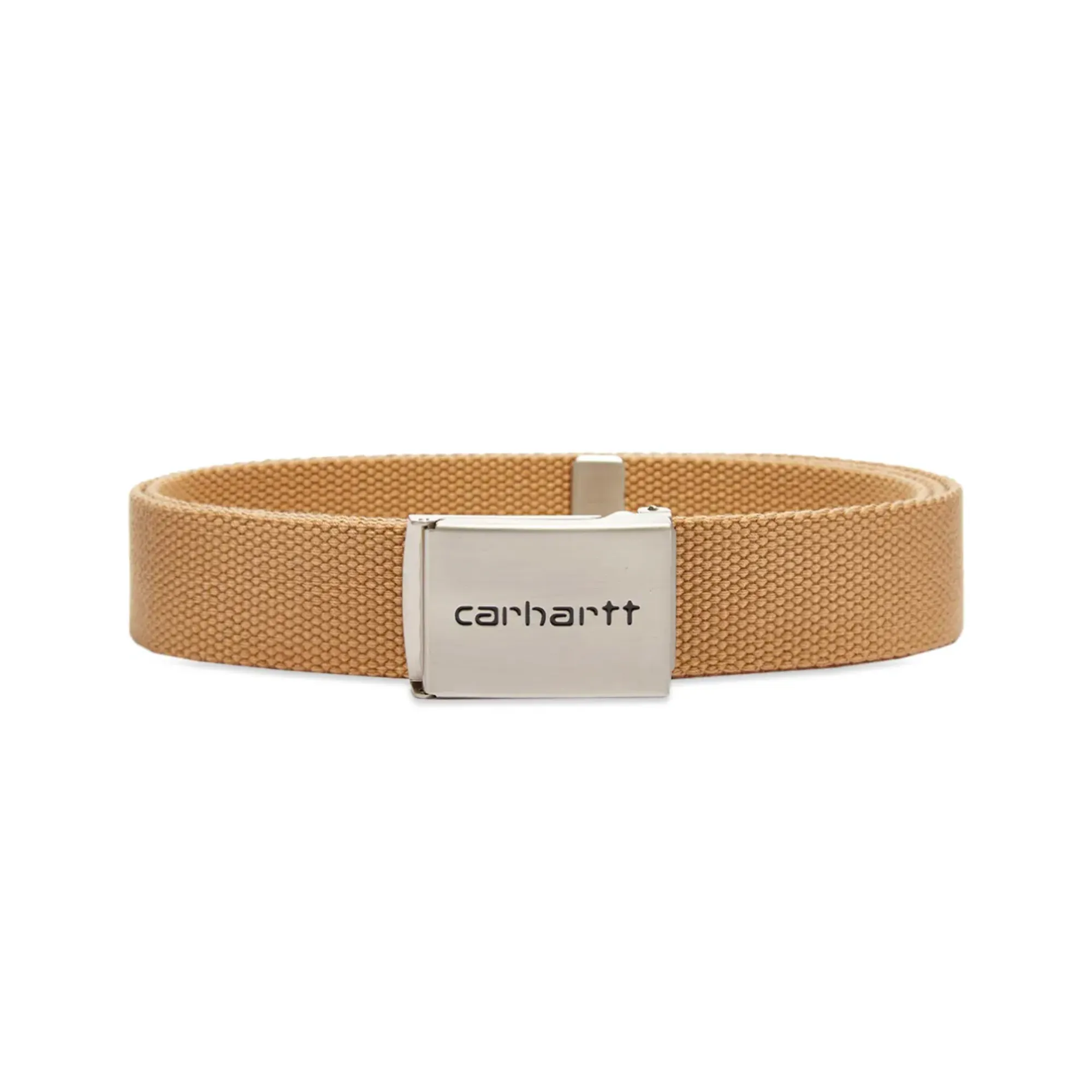 Carhartt WIP Clip Belt Chrome Dusty Hamilton Brown