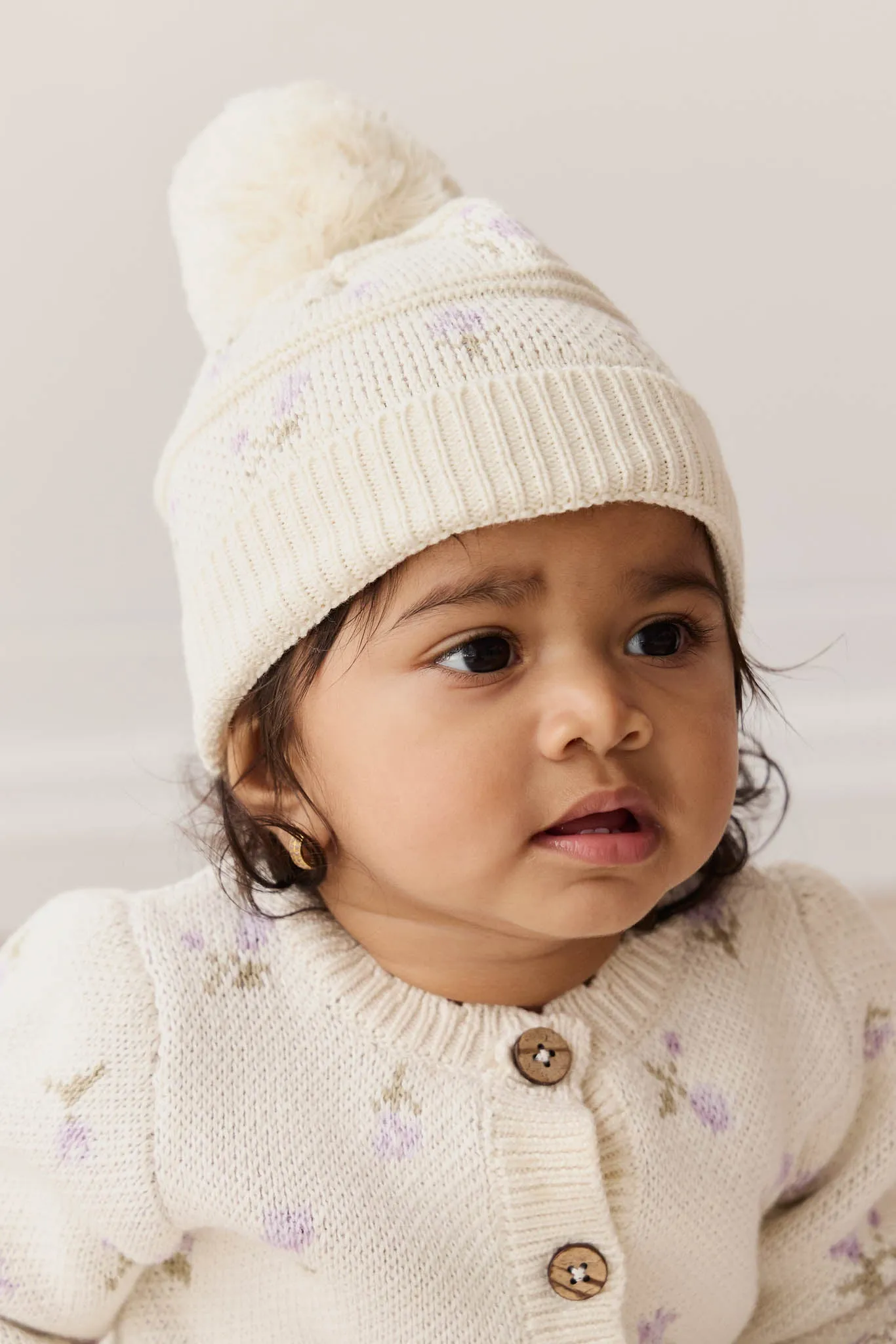 Delilah Knitted Hat - Delilah Knit Lavender