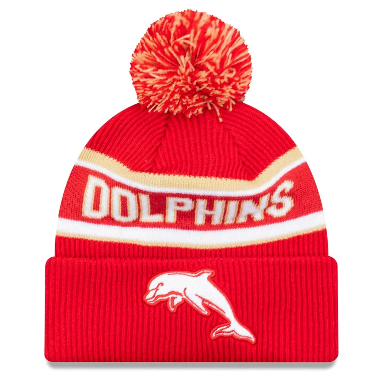 Dolphins Official Team Colors Beanie NRL By New Era