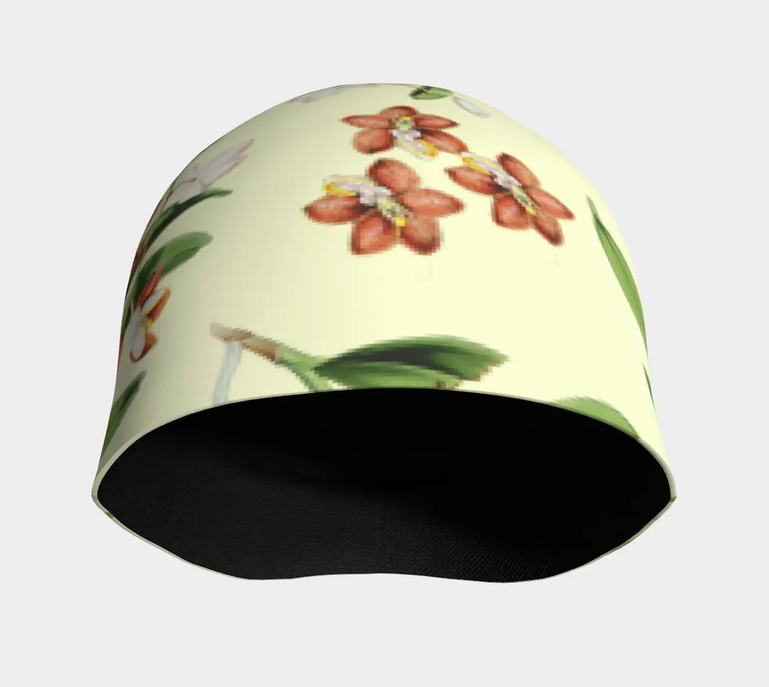 Earth Tone Floral Beanie