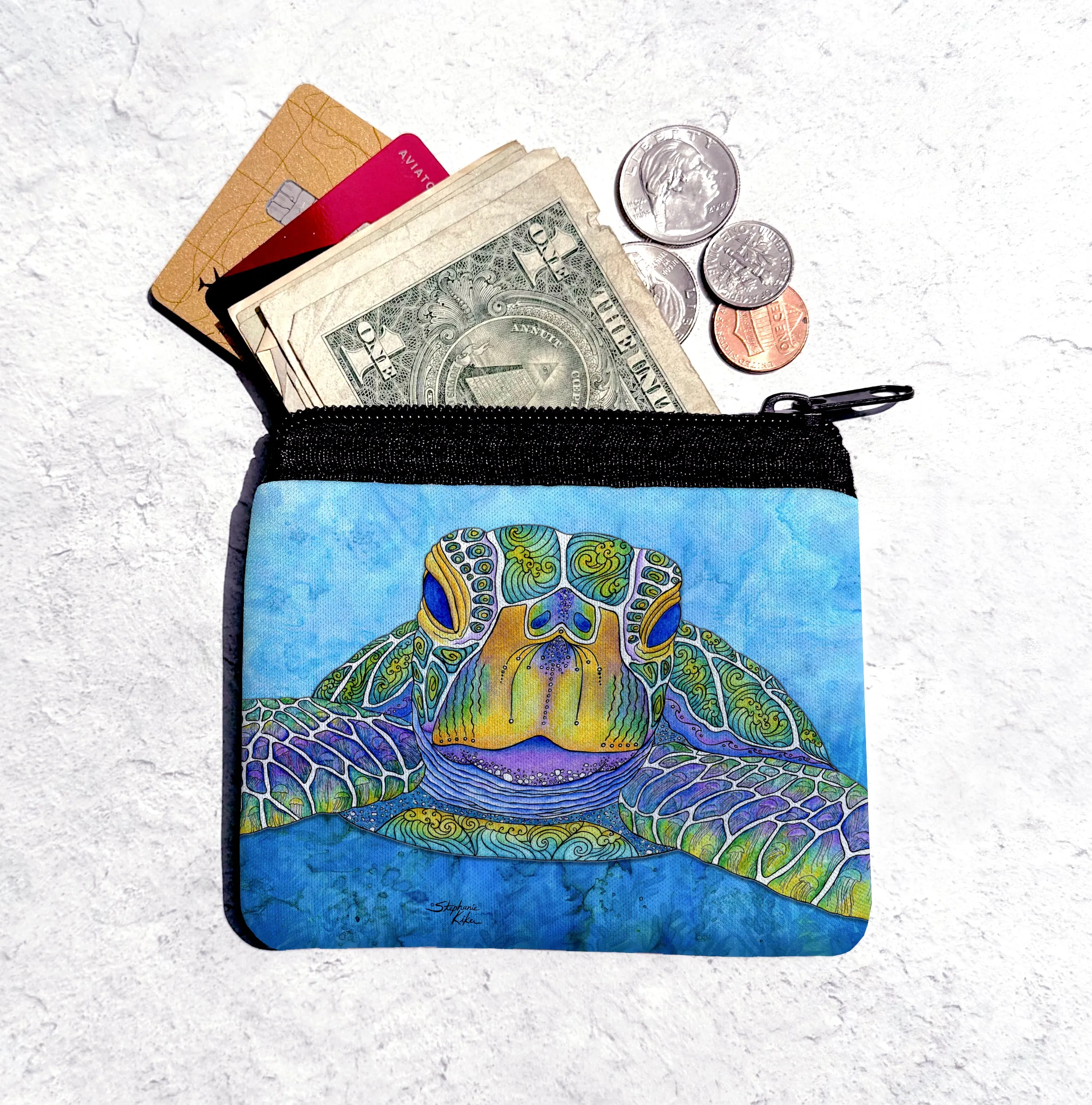 Face to Face Coin Bag