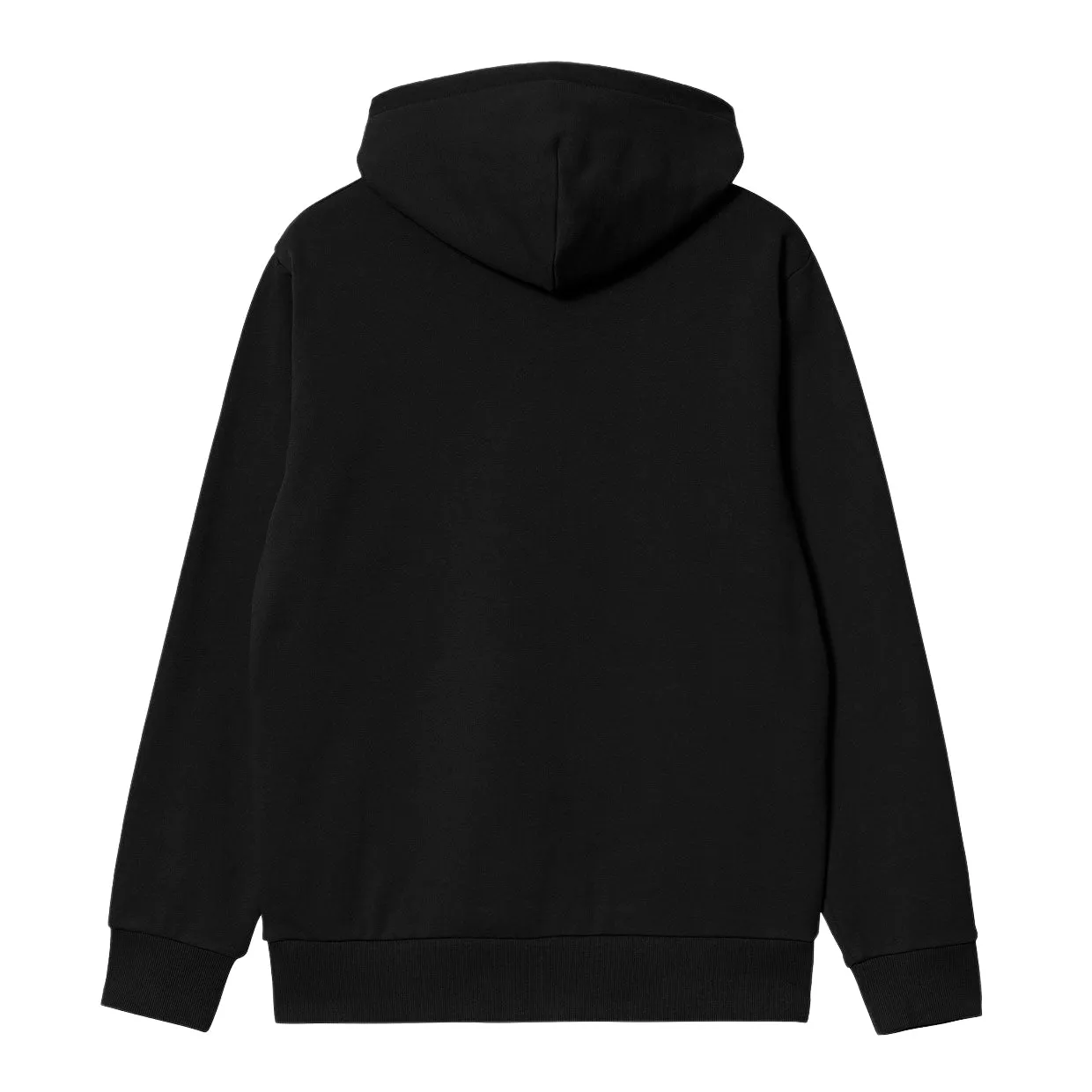 Felpa Carhartt WIP Hooded Script Embroidery Nero