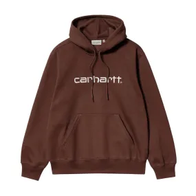 Felpa Carhartt WIP Logo Marrone