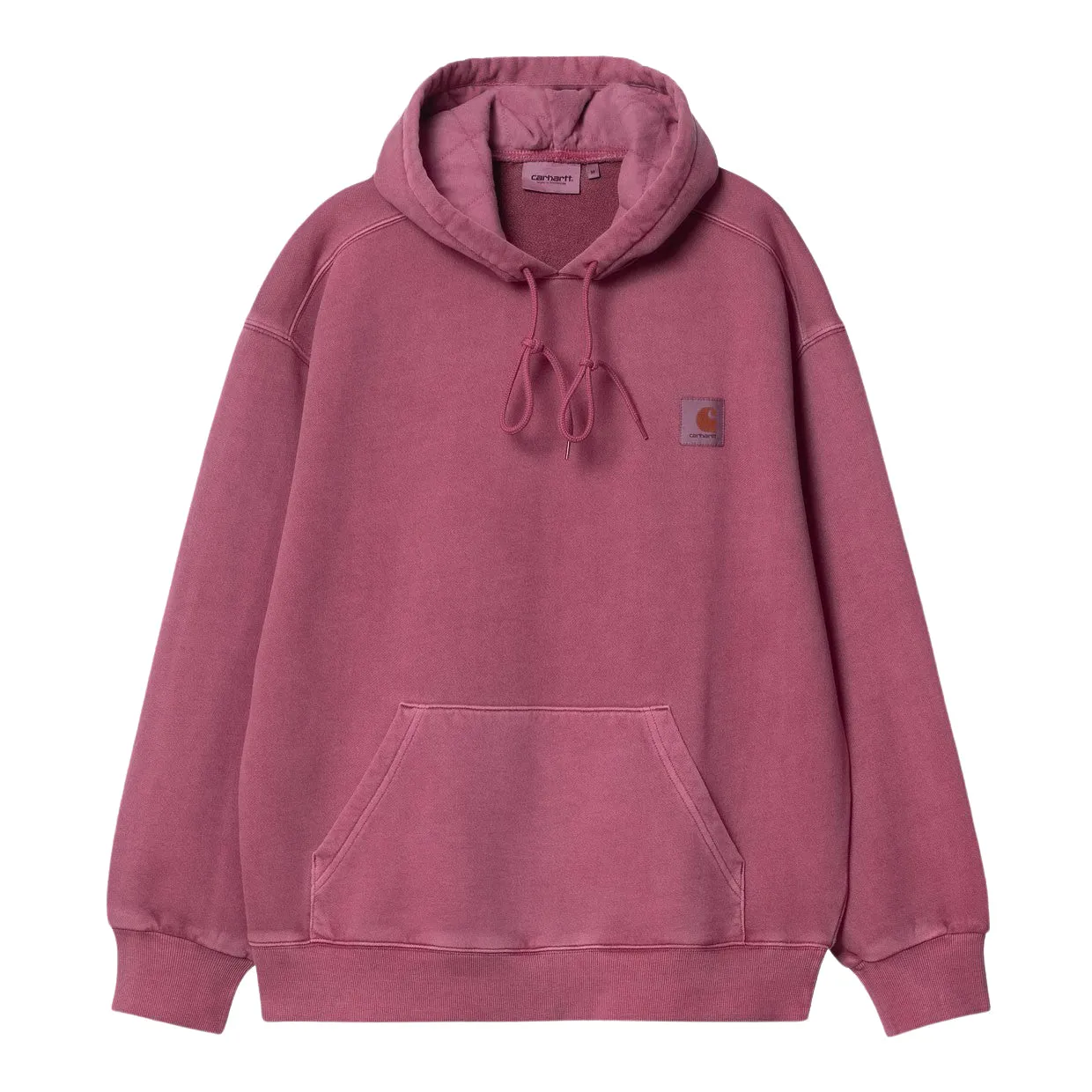 Felpa Uomo Carhartt WIP Hooded Nelson Magenta