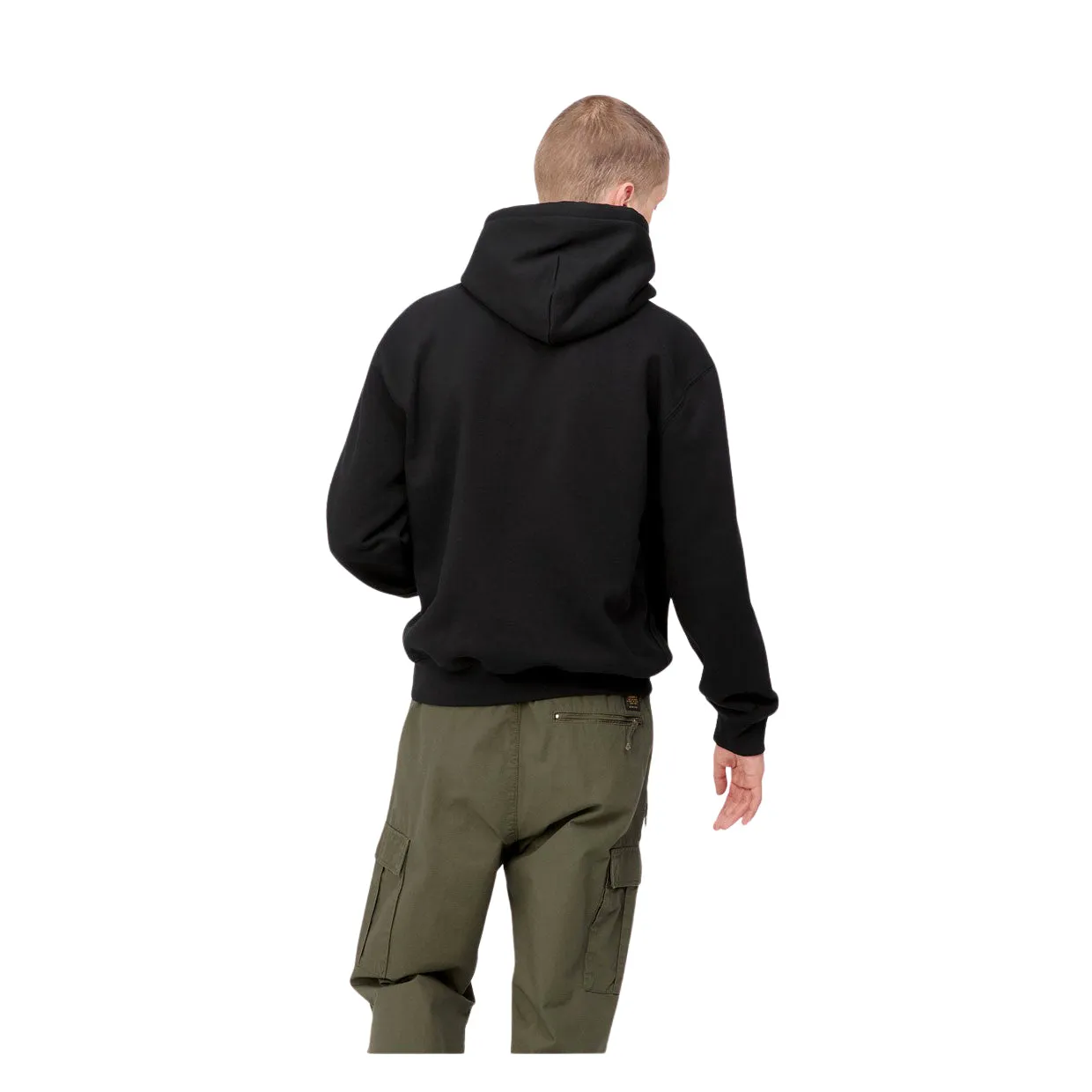 Felpa Uomo Carhartt WIP Hooded Sweat Nero