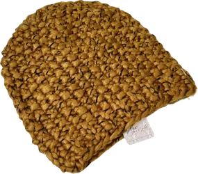 Free People Olive/ Brown Boucle Knit Slouchy Fireside Beanie One Size