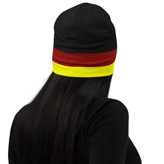 German Beanie / Flag Beanie / German Flag Print