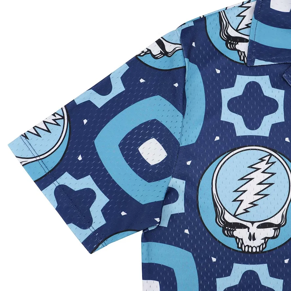 Grateful Dead | Mesh Button Down | The Blues Steal Your Face