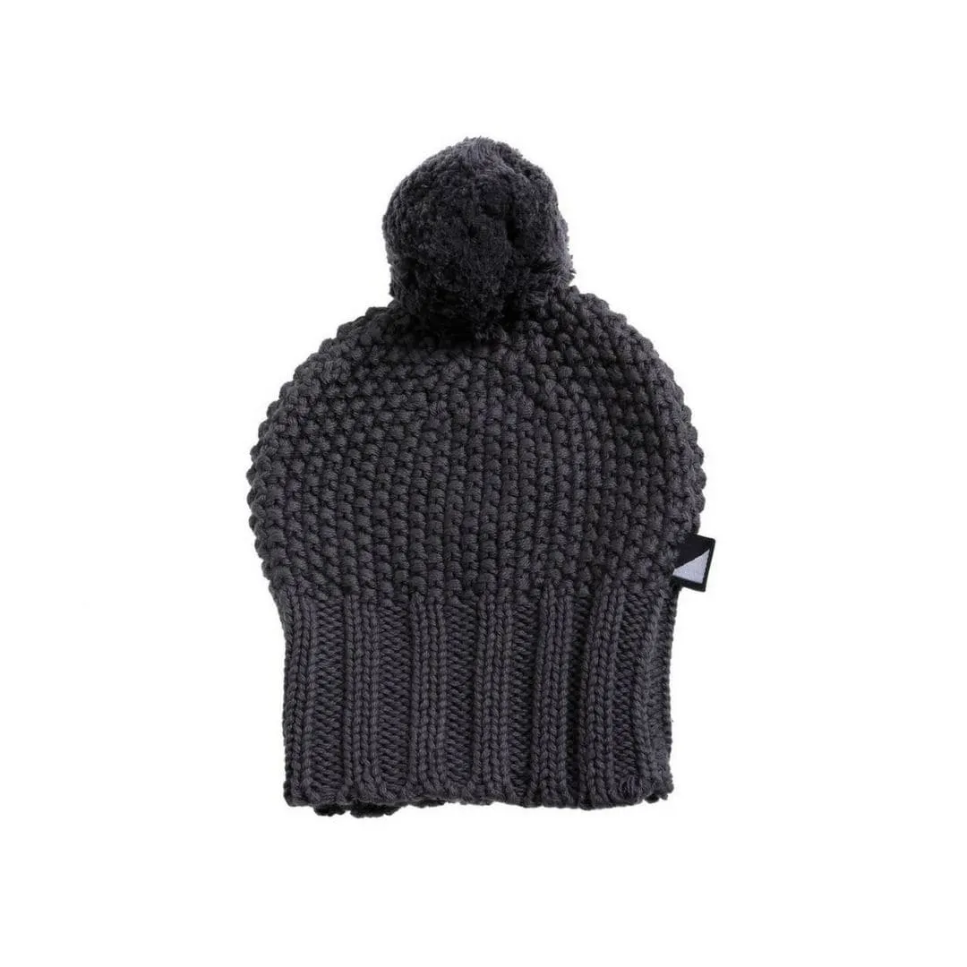 Hedgehog Chunky Beanie - Charcoal