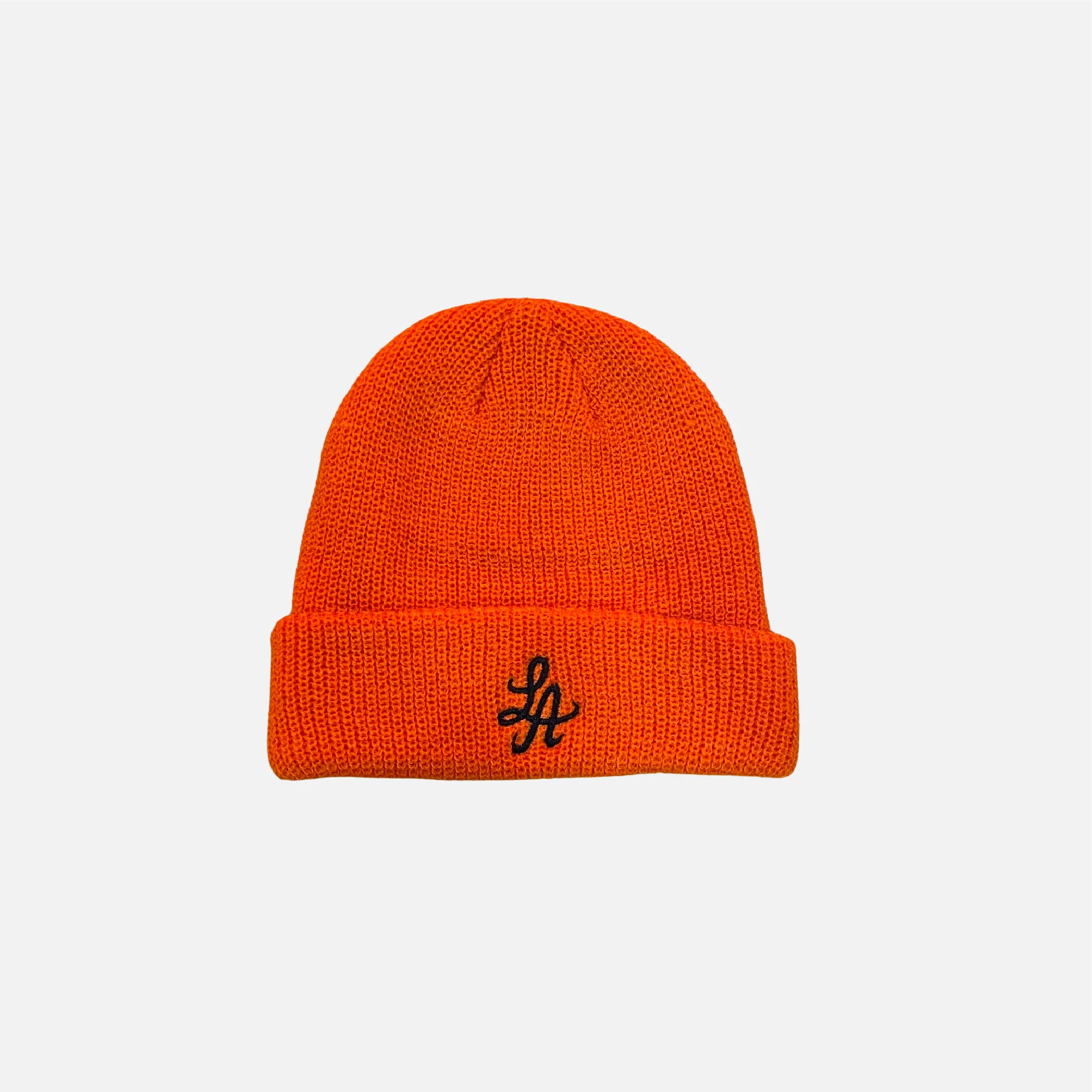 HOT ROD SHOREMAN LOGO BEANIE (ORANGE/BLACK)