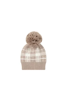 Jasper Hat - Check Jacquard