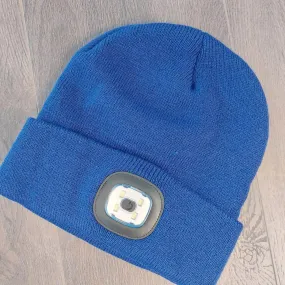 LED Torch Hat - Blue