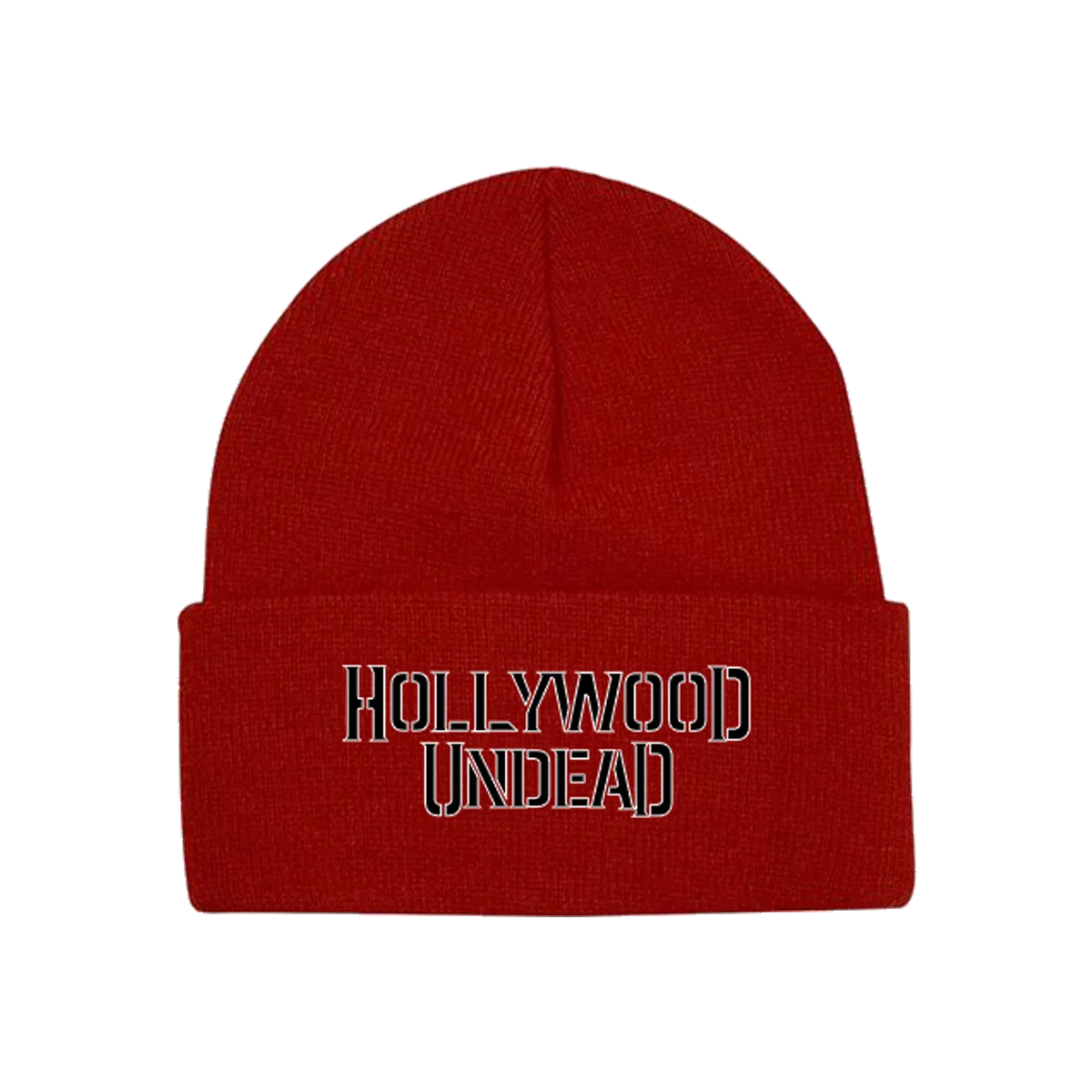 Logo Cuff Beanie (Red)