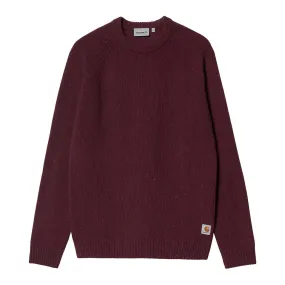 Maglione Carhartt WIP  Anglistic Sweater Bordeaux