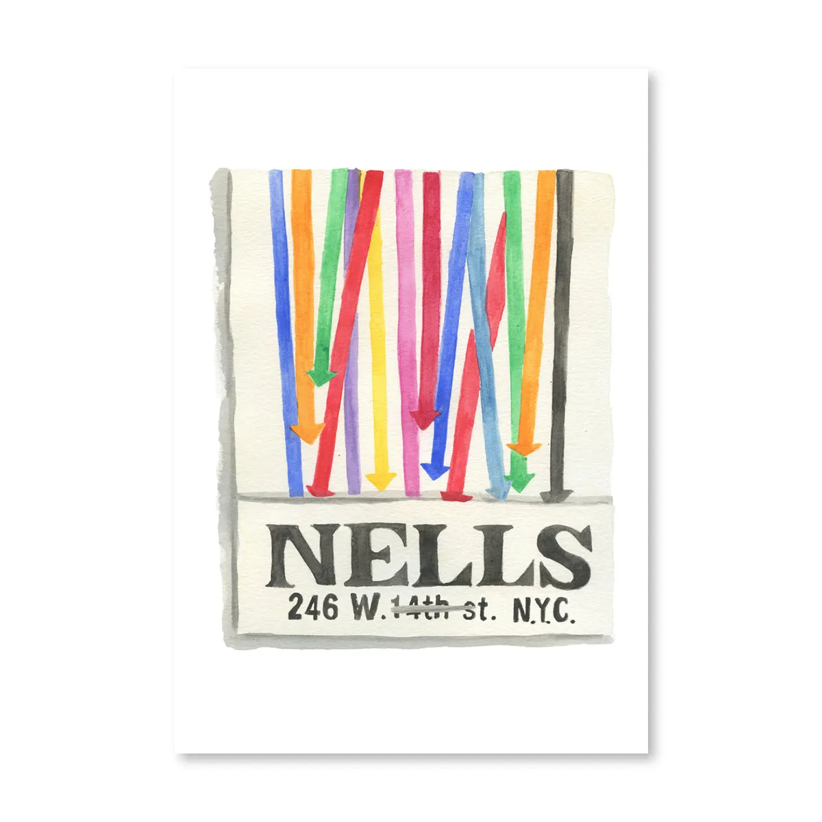 Nells NYC Matchbook