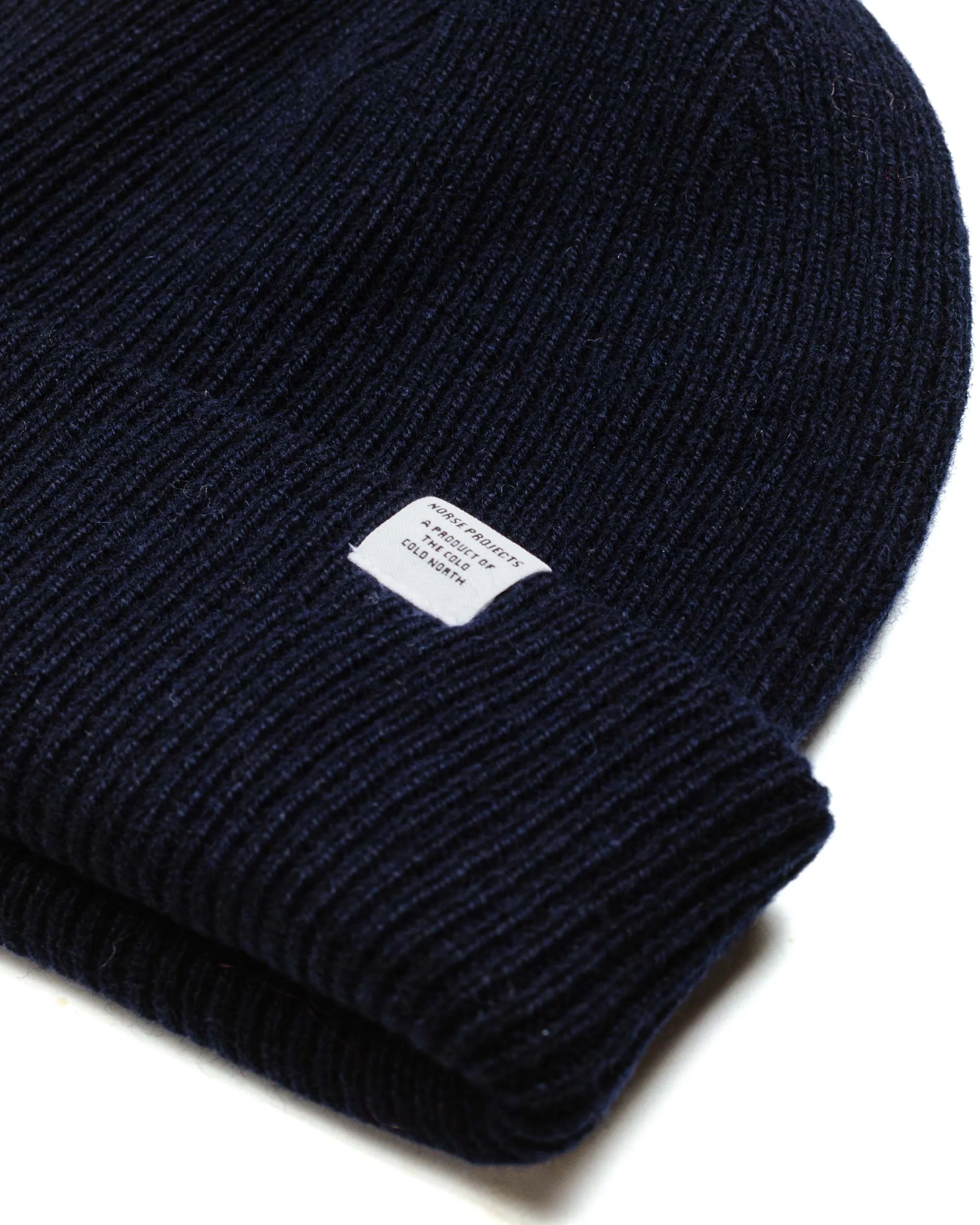 Norse Projects Norse Beanie Dark Navy