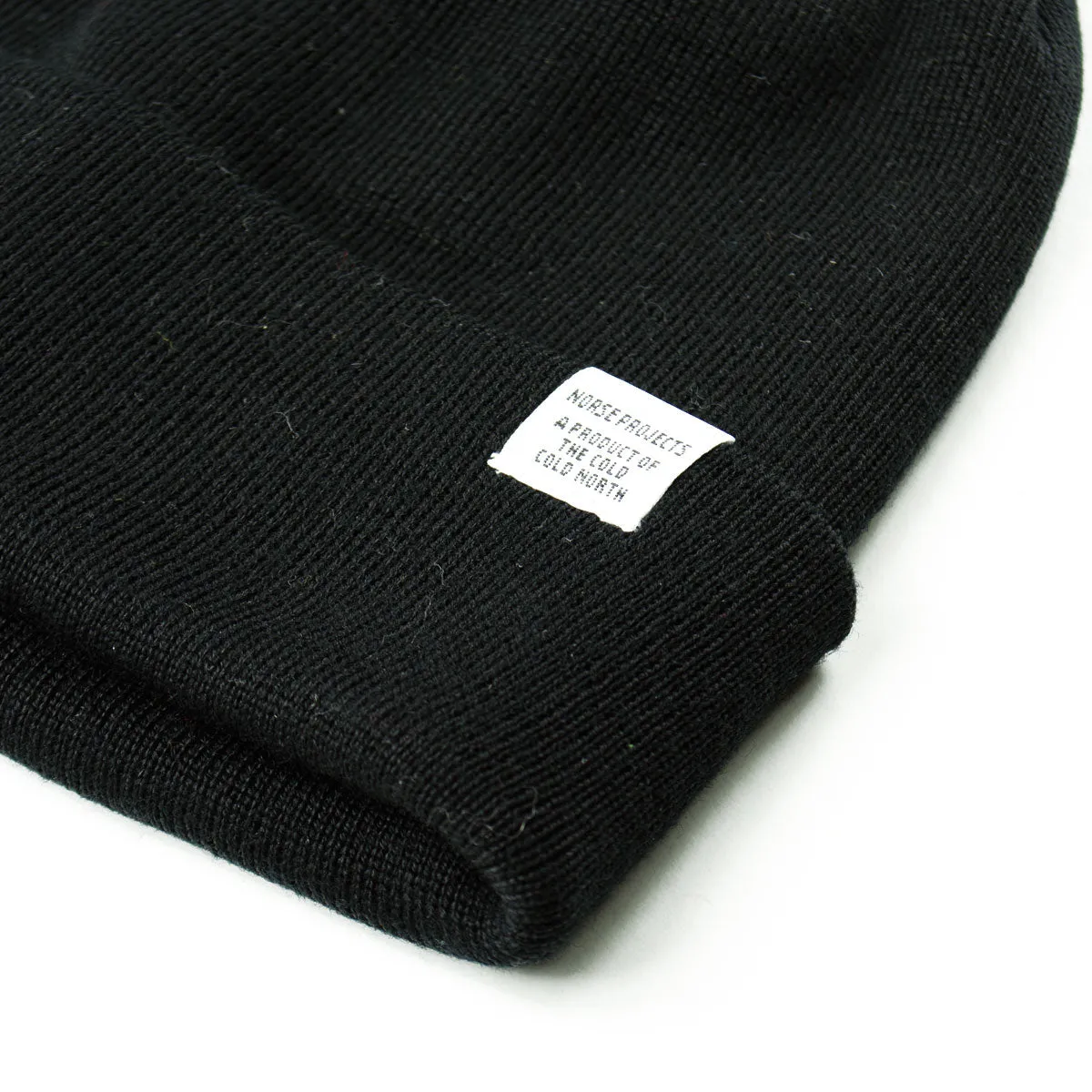 Norse Projects - Norse Top Beanie - Black