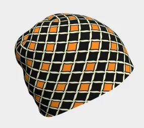 Orange Diamond Beanie