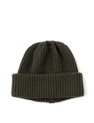 RoToTo Recycle W/PL 2x2 Beanie Dark Olive