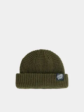 Santa Cruz Opus Dot Waffle Beanie - Dark Green