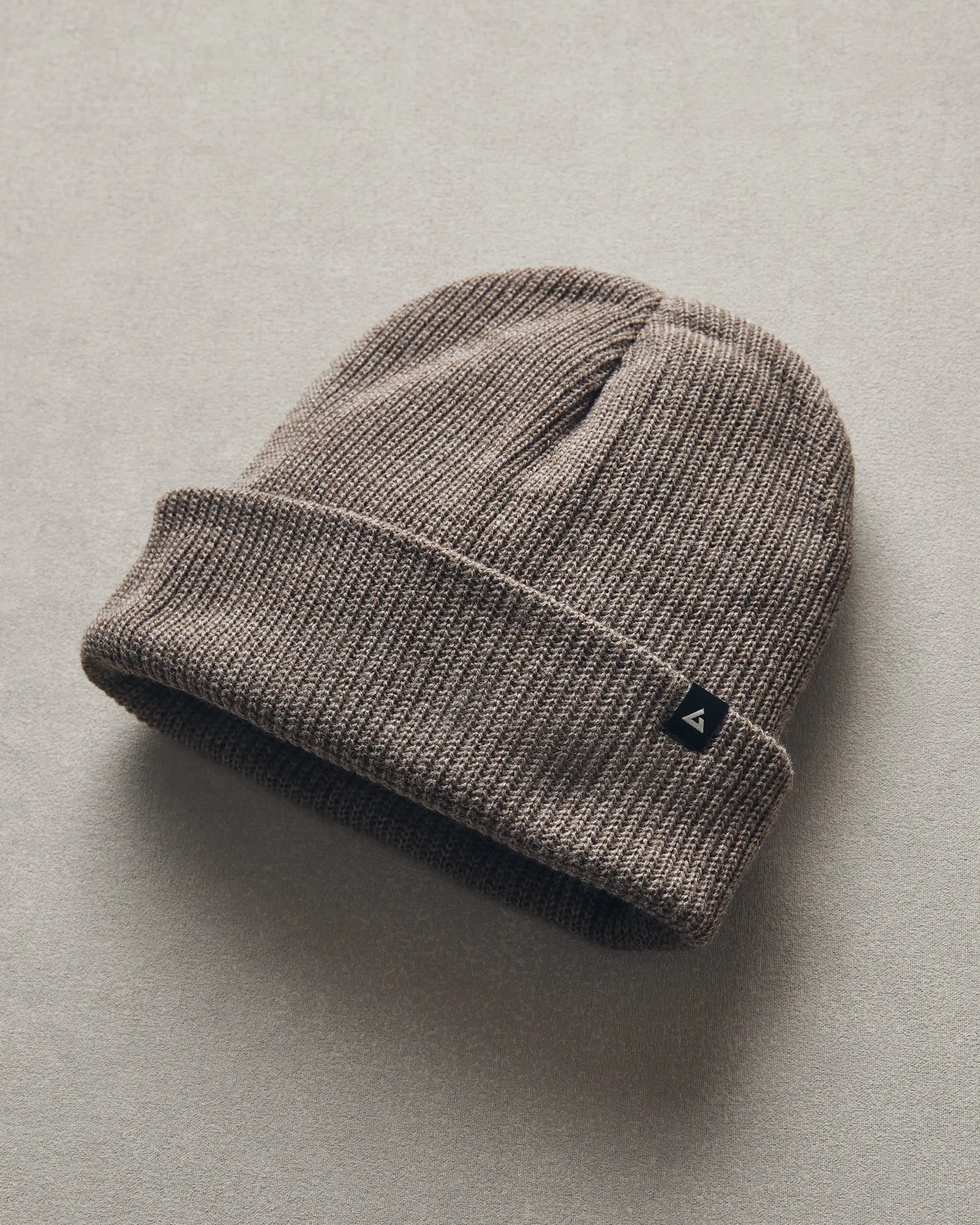 Shop Beanie - Brown Heather