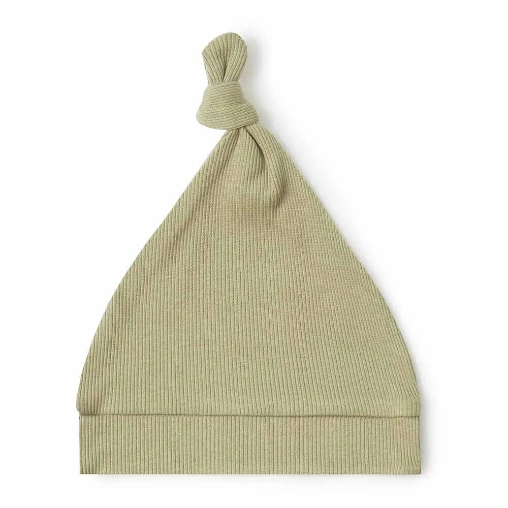 Snuggle Hunny Ribbed Knotted Beanie - Dewkist