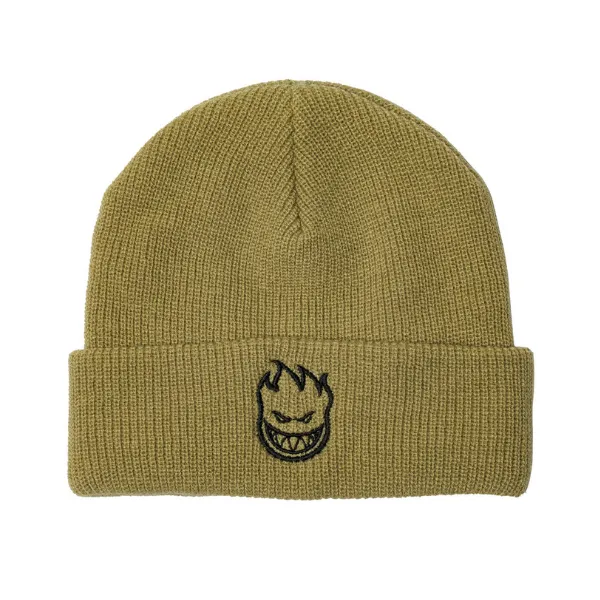 Spitfire Bighead Cuff Beanie - Tan/Black