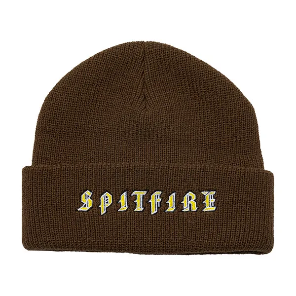 SPITFIRE OLD E CUFF BEANIE BROWN