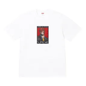 SUPREME AMERICAN PSYCHO TEE-WHITE