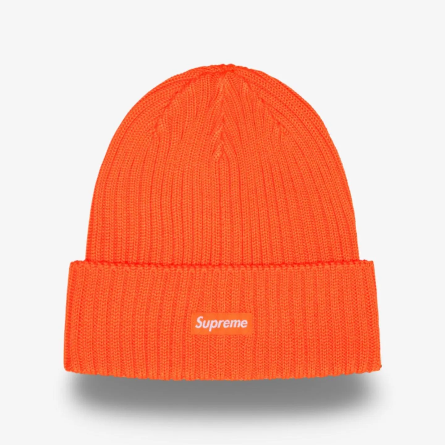 Supreme Beanie 'Overdyed' Orange SS24